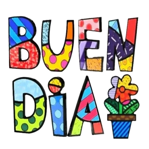 Стикер 😌 из набора Buen Dia
