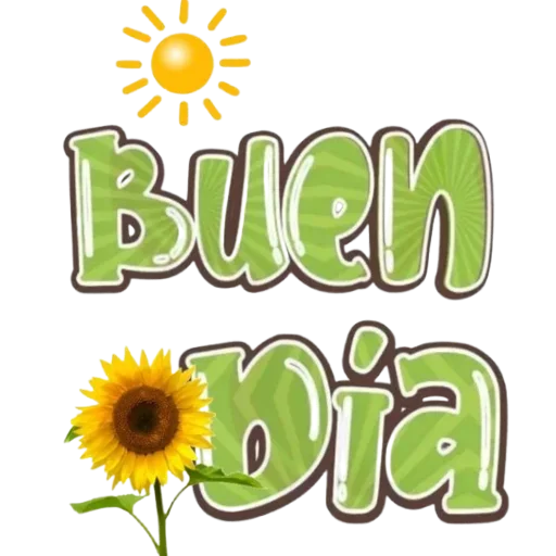 Стикер 🌸 из набора Buen Dia