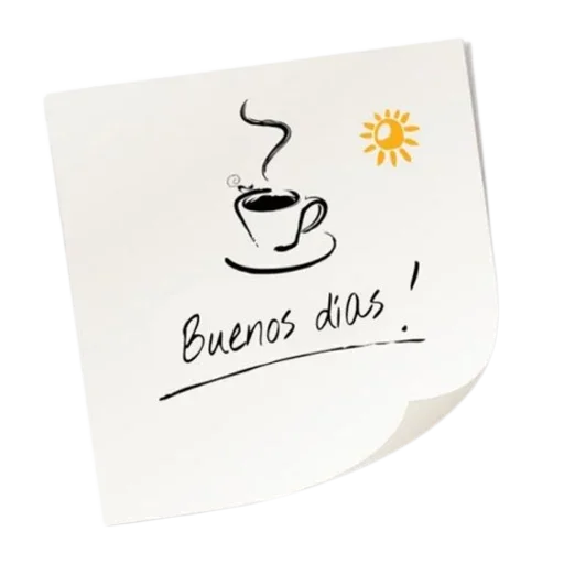 Стикер 📃 из набора Buen Dia