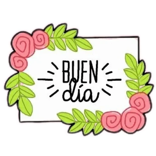 Стикер 🌸 из набора Buen Dia