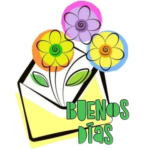 Стикер 🌸 из набора Buen Dia