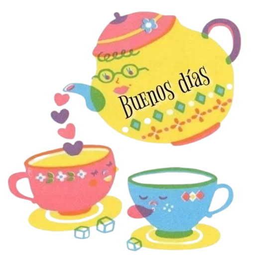 Стикер 🫖 из набора Buen Dia