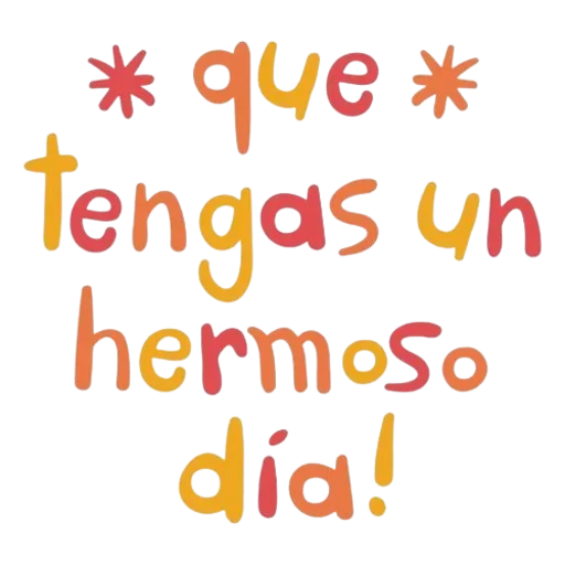 Стикер 😊 из набора Buen Dia