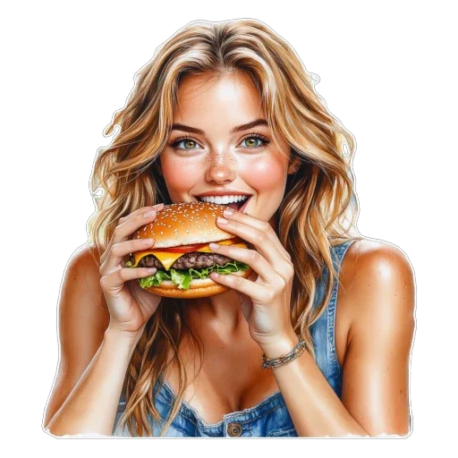 Стикер 🍔 из набора Семья by