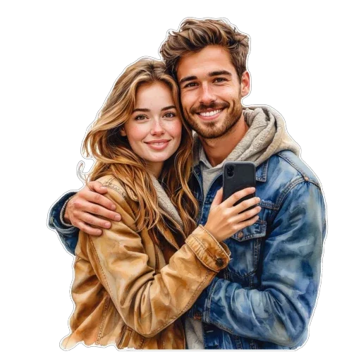 Стикер 🤳 из набора Семья by