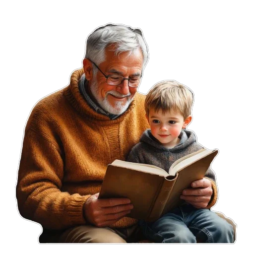 Стикер 📖 из набора Семья by