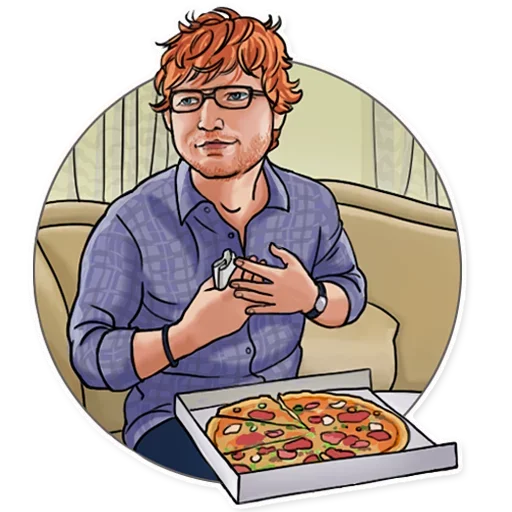 Стикер 🍕 из набора Sheeran Club