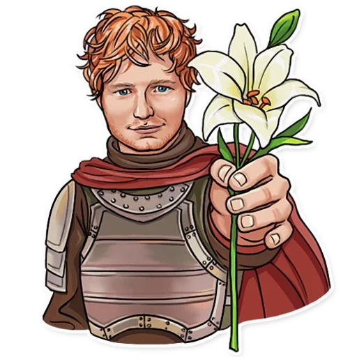 Стикер 💐 из набора Sheeran Club