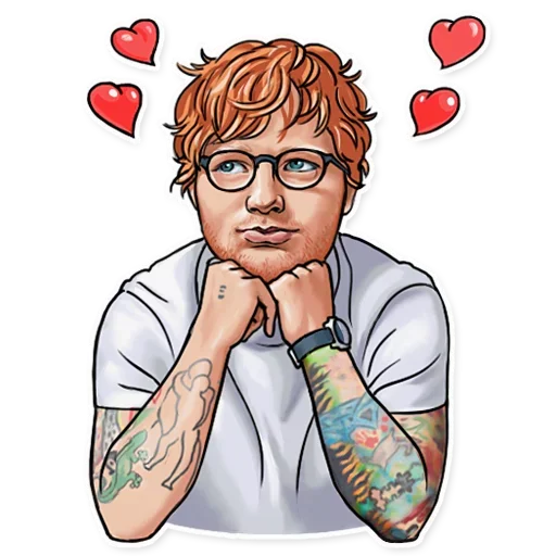Стикер 💓 из набора Sheeran Club