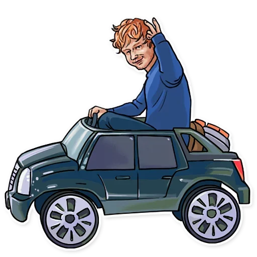 Стикер 🚖 из набора Sheeran Club