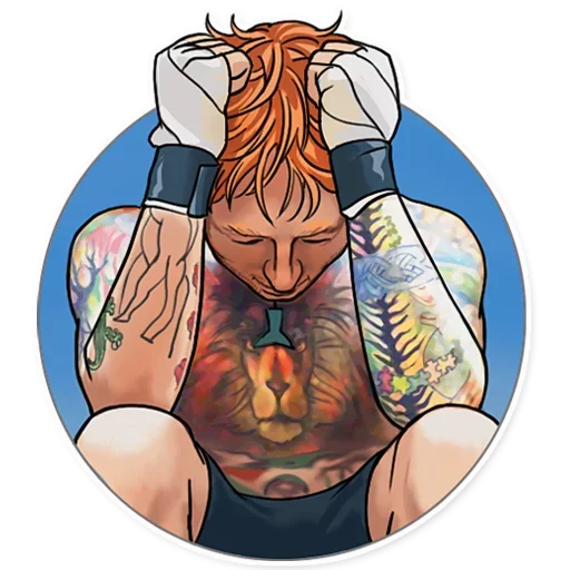 Стикер 😿 из набора Sheeran Club