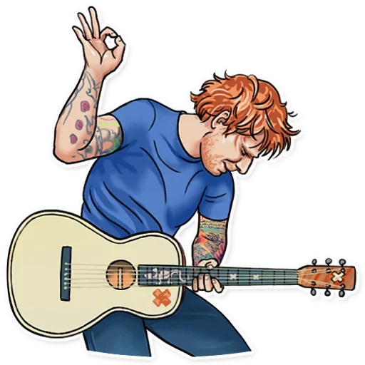 Стикер 👌 из набора Sheeran Club