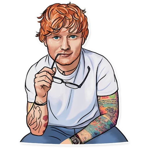 Стикер 👓 из набора Sheeran Club