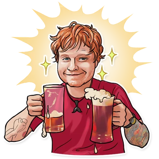 Стикер 🍻 из набора Sheeran Club