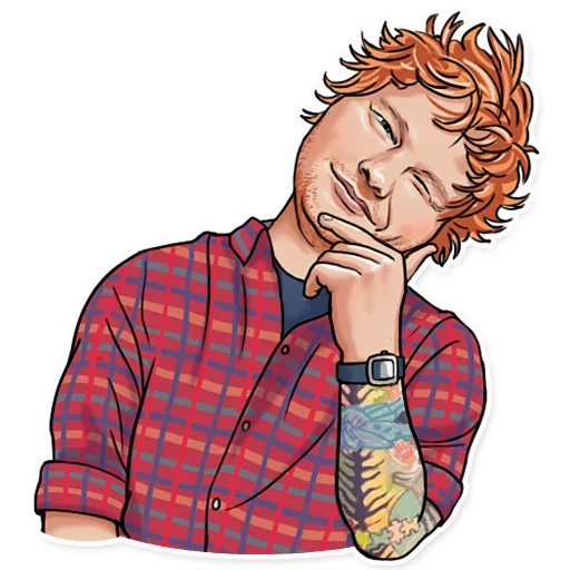 Стикер 🤔 из набора Sheeran Club