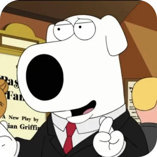 Стикер 📖 из набора Brian Griffin