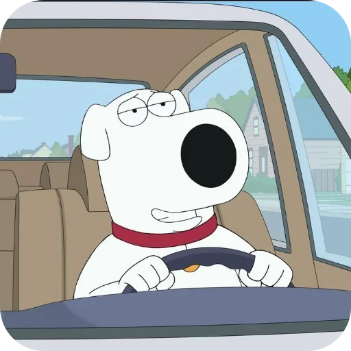 Стикер 👄 из набора Brian Griffin
