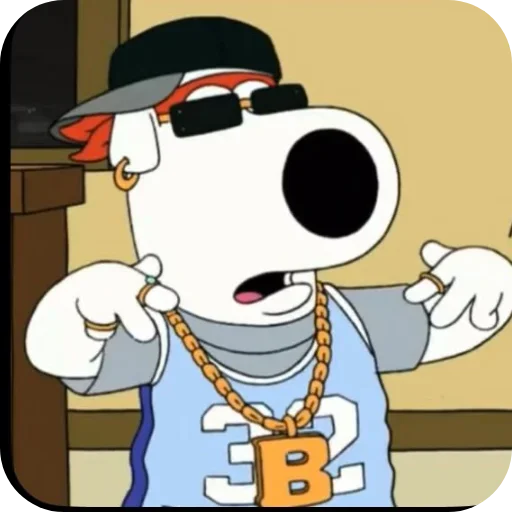 Стикер 🎩 из набора Brian Griffin