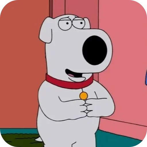 Стикер 🙂 из набора Brian Griffin