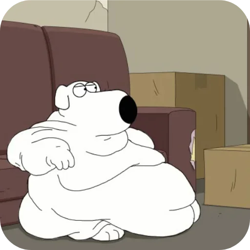 Стикер 🐱 из набора Brian Griffin