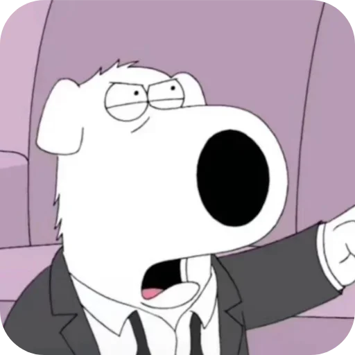 Стикер 👄 из набора Brian Griffin