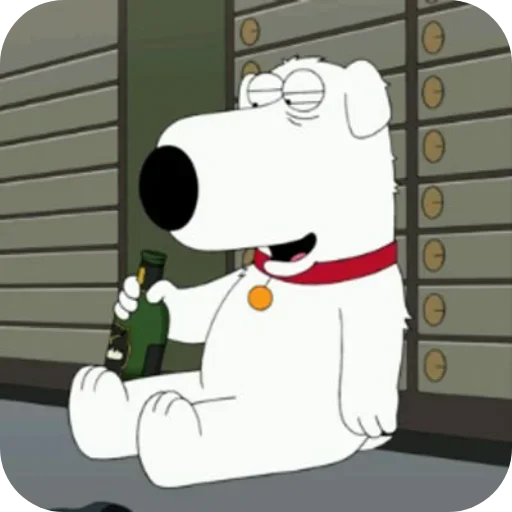 Стикер 🐱 из набора Brian Griffin