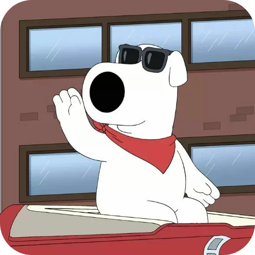 Стикер 📺 из набора Brian Griffin