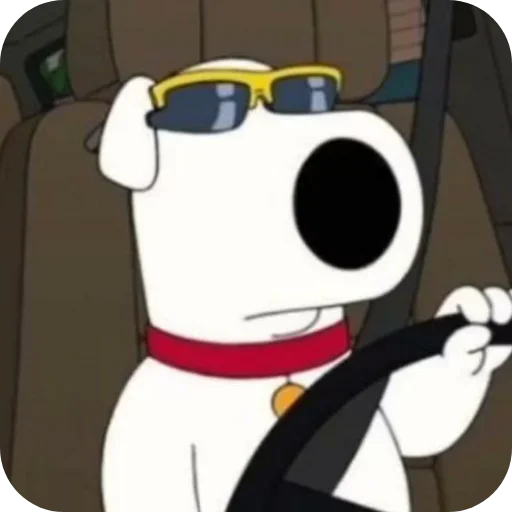 Стикер 👓 из набора Brian Griffin
