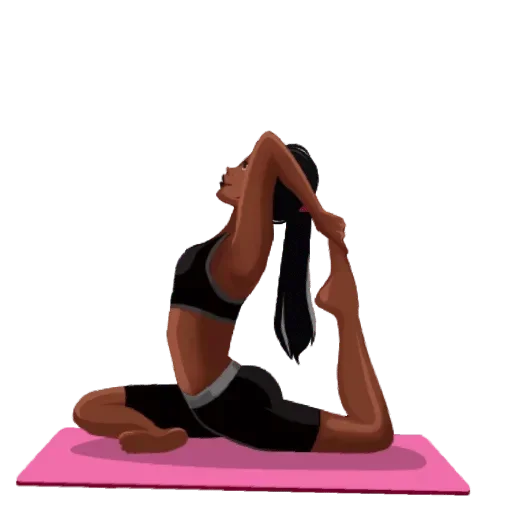 Стикер 🧘‍♀️ из набора Madre Tierra