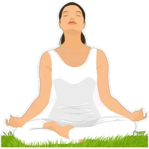 Стикер 🧘‍♀ из набора Madre Tierra