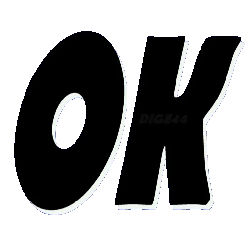 Стикер 🆗 из набора TEXT Gang