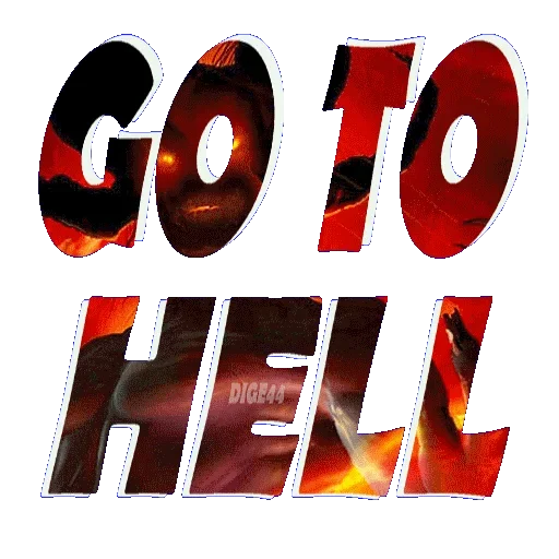 Стикер 👹 из набора TEXT Gang