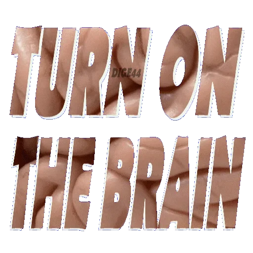 Стикер 🧠 из набора TEXT Gang