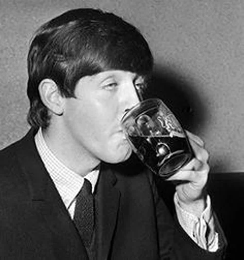 Стикер ➖ из набора The Beatles