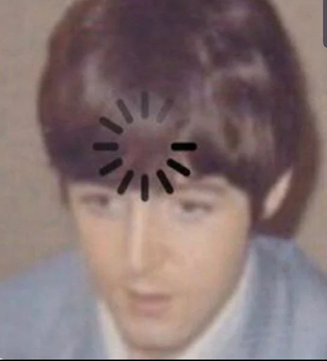 Стикер ➖ из набора The Beatles