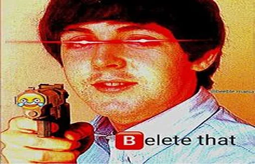 Стикер ➖ из набора The Beatles