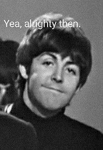 Стикер ➖ из набора The Beatles