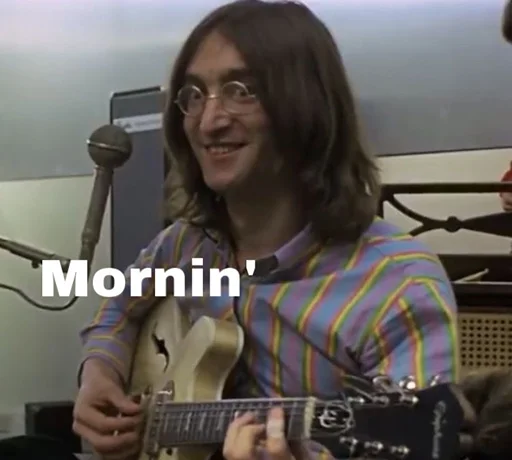 Стикер ➖ из набора The Beatles