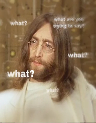 Стикер ➖ из набора The Beatles