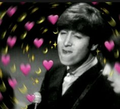 Стикер ➖ из набора The Beatles