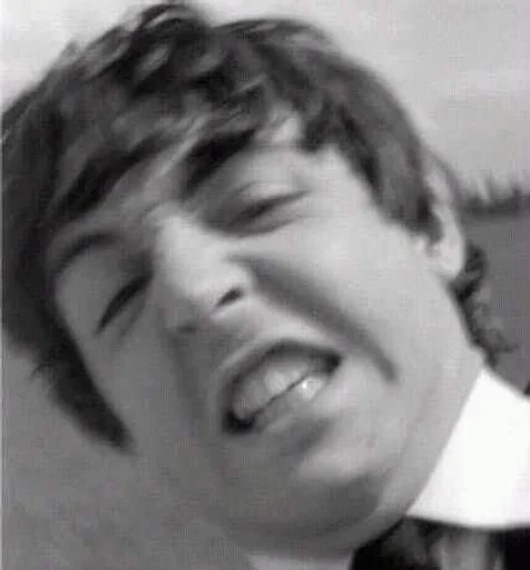 Стикер 😡 из набора The Beatles ::