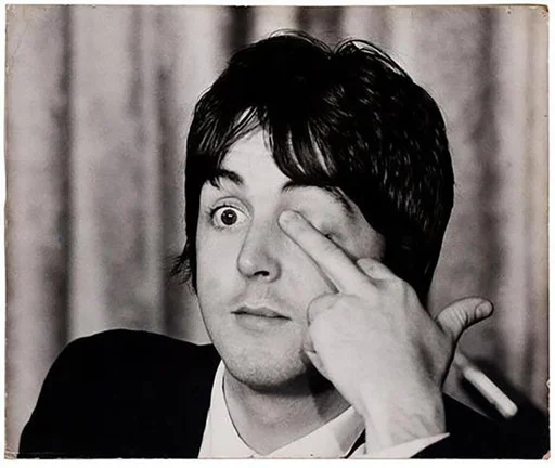 Стикер 🖕 из набора The Beatles ::