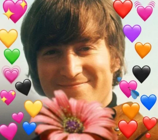 Стикер 🌹 из набора The Beatles ::