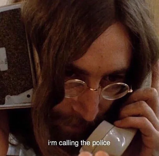 Стикер 👮 из набора The Beatles ::