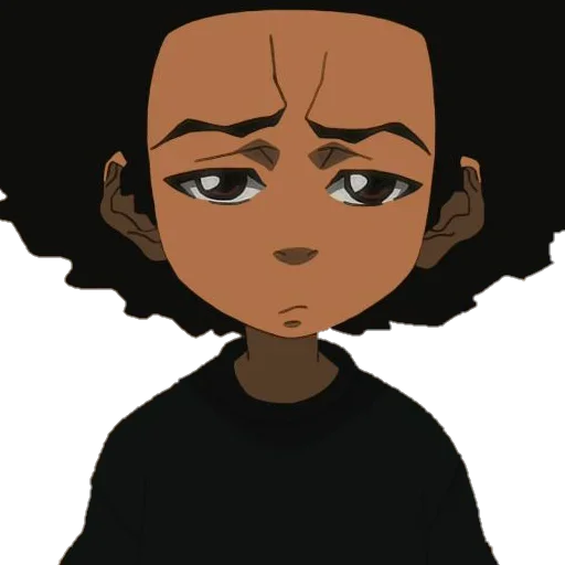 Стикер 😕 из набора The Boondocks