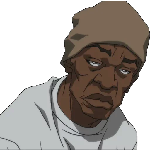 Стикер 😒 из набора The Boondocks