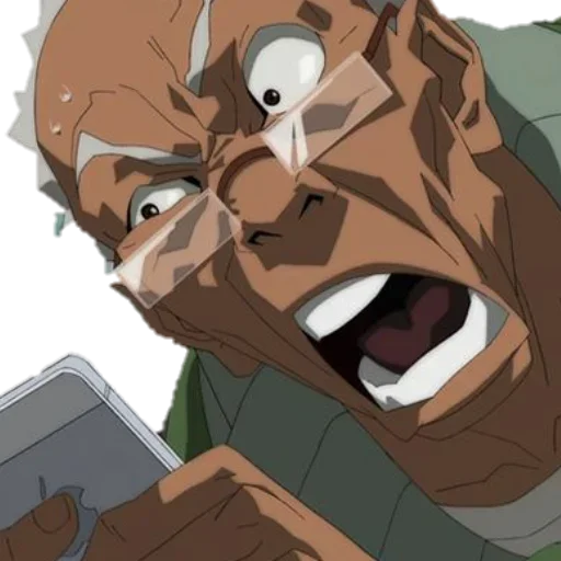 Стикер 😱 из набора The Boondocks