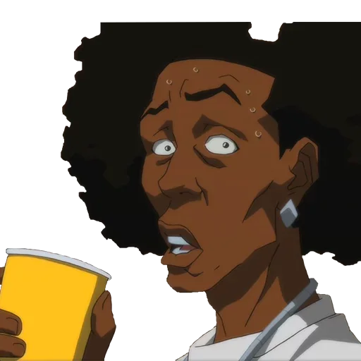Стикер 😰 из набора The Boondocks