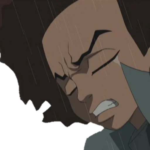 Стикер 😢 из набора The Boondocks