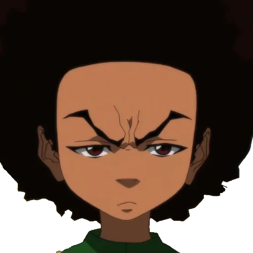 Стикер 😠 из набора The Boondocks